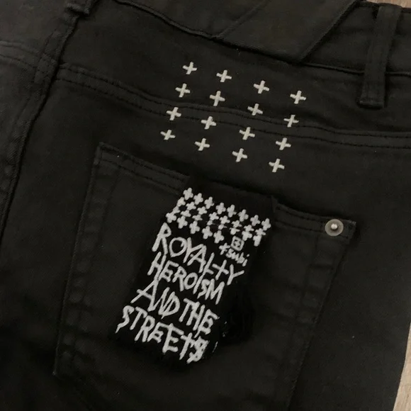 Ksubi Black Distressed Men's Jeans